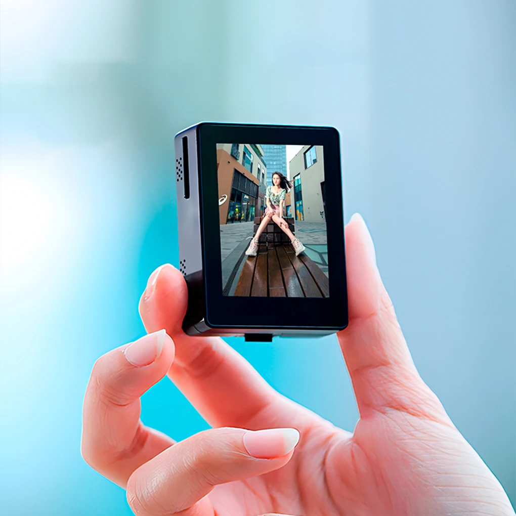 Mini écran portable pour selfie de smartphone, affichage pour caméra arrière de téléphone, moniteur sans fil pour selfie, vlog et diffusion en direct pour iPhone et téléphone Android