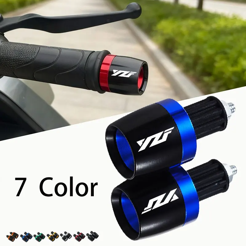 Motorcycle Handlebar Grips Cap Plug for YAMAHA YZF R1/S/M R3 R6 R7 R9 R25 R125 YZFR1 YZFR3 YZFR6 YZFR7 YZFR9 2PCS