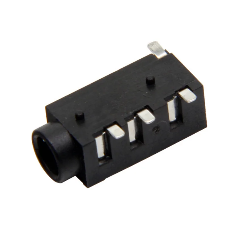 100PCS/Lot 3.5mm Headphone Jack PJ-320D Audio Jack 4 Pin SMD SMT MP3 Accessories PJ320D