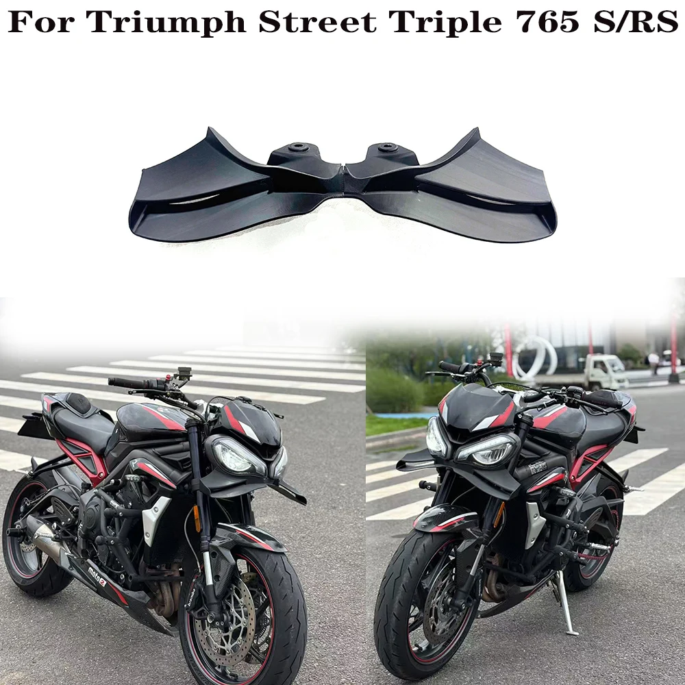 

For Triumph Street Triple 765 S/RS Fixed wing modified motorcycle fixed wing fairing motorcycle accessories 2017-2024
