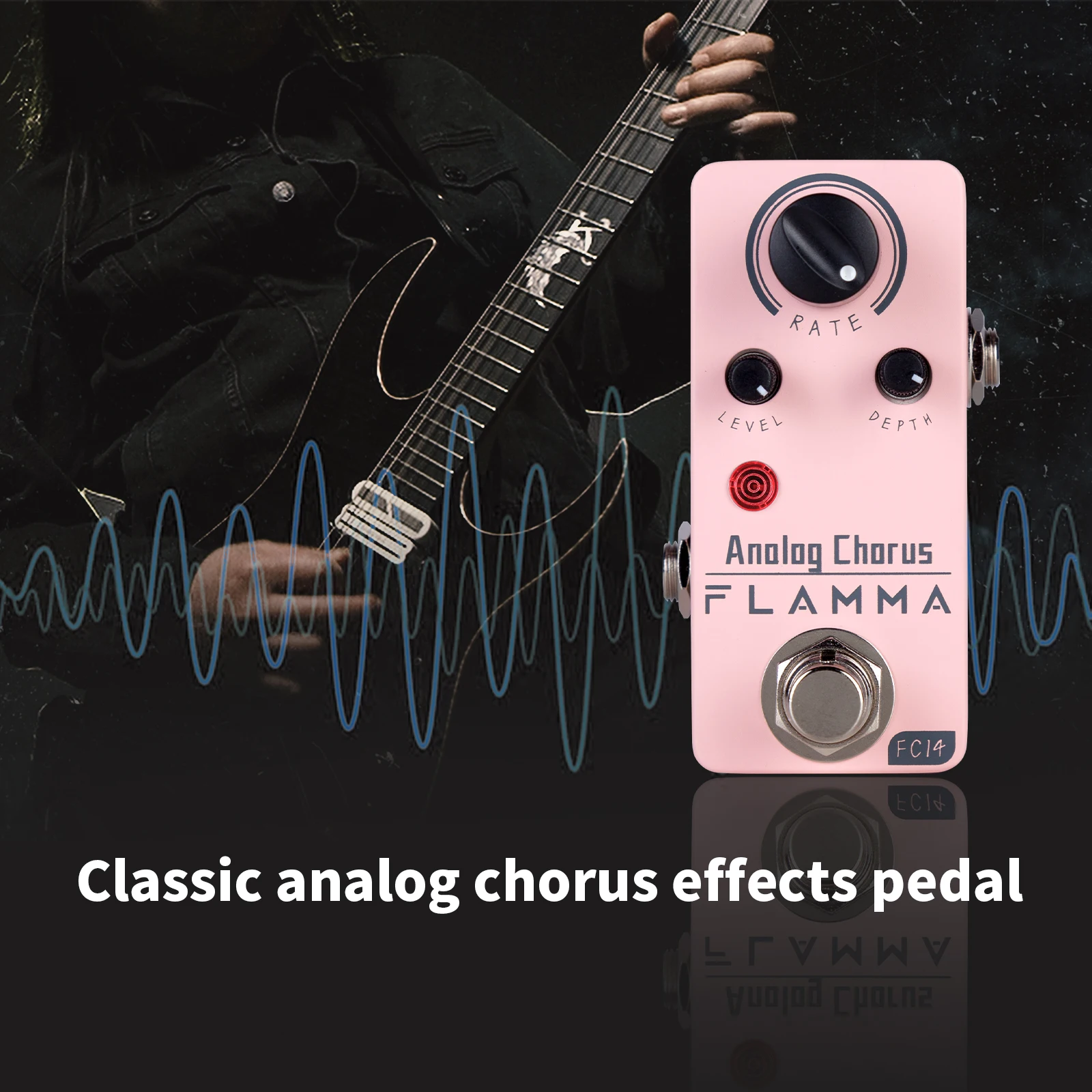 FLAMMA FC14 Analog Chorus Electric Guitar Effects Pedal True Bypass