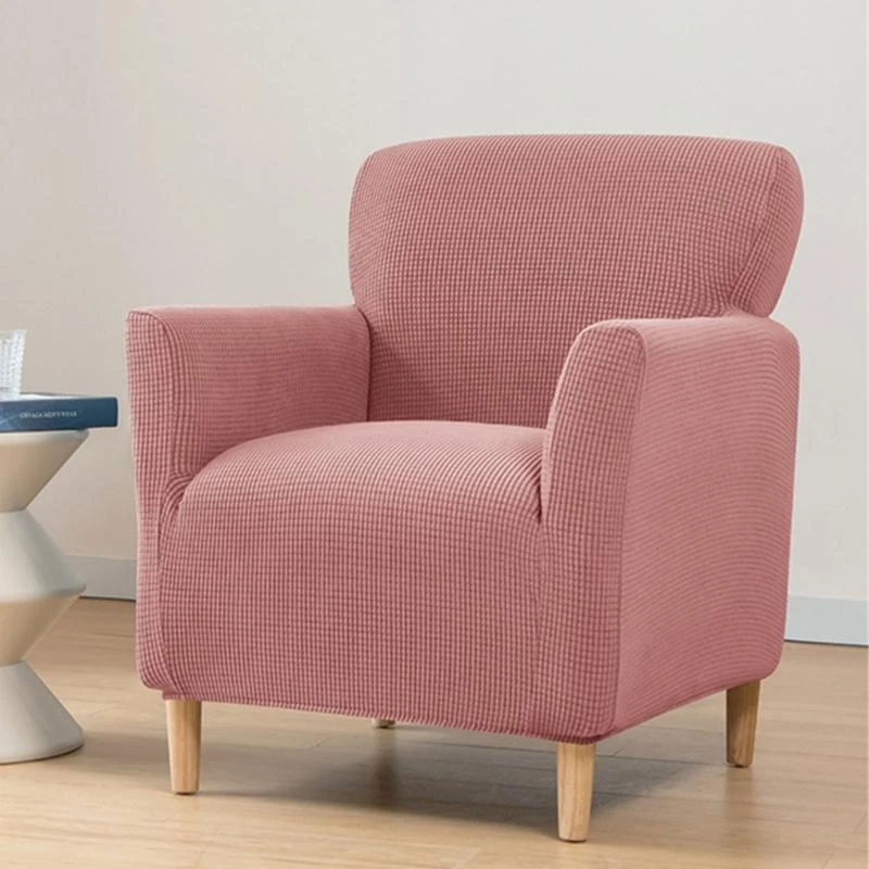 4X7B Stretch Chair Cover Polyester Corn Armchair Slipcover for Living Room