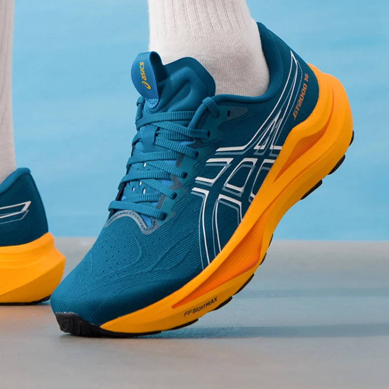 Men ASICS GT-2000 14 Support Running Shoes 1011C056-404 FF Blast Max Breathable Mesh Blue Teal Road Sneakers