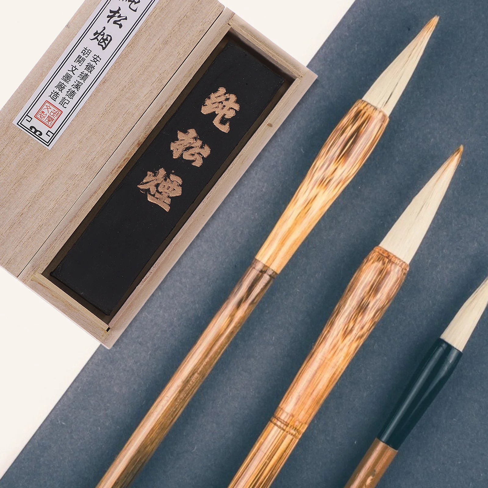 1pc Chinese Calligraphy Stick Black Traditional Writing Tool For Painting Drawing Ink Grinding Supply Practical Ink Block