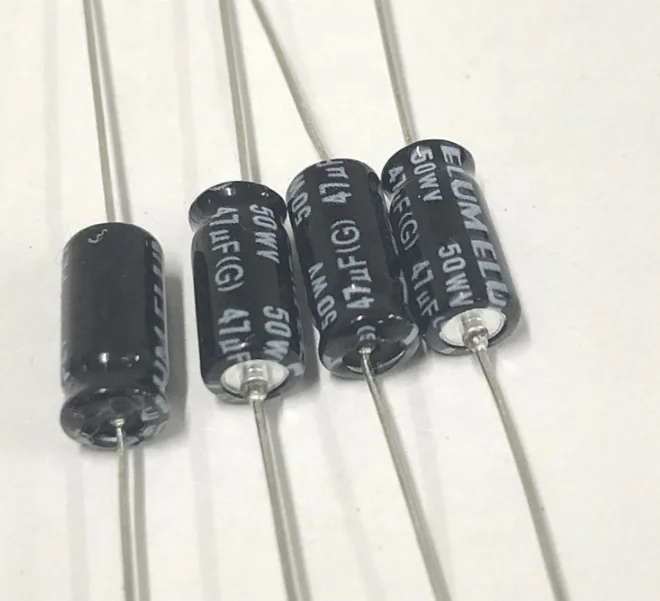 47uF 50V Axial Aluminum Electrolytic Capacitor