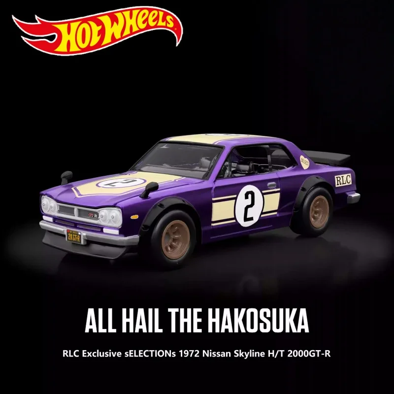 

New Genuine Hot Wheels Rlc 1/64 Nissan Skyline H/T 2000gt-R Simulation Model Toy Car Holiday Gifts Collectibles In Stock