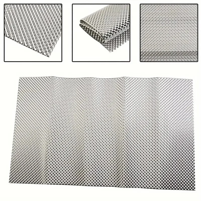 

Embossed Aluminum Heat Shield Exhausts Electrical Turbo Heat Insulation Car Temperature Isolated Sticker Exhaust Systems 30x50cm