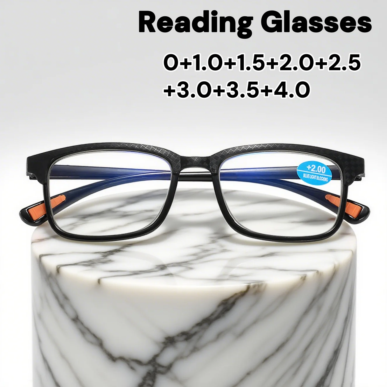 

Ultralight Reading Glasses Men Women Anti-blue Light Far Sight Eyewear Fashion Frame Presbyopia Eyeglasses +100 To+400 Glasses