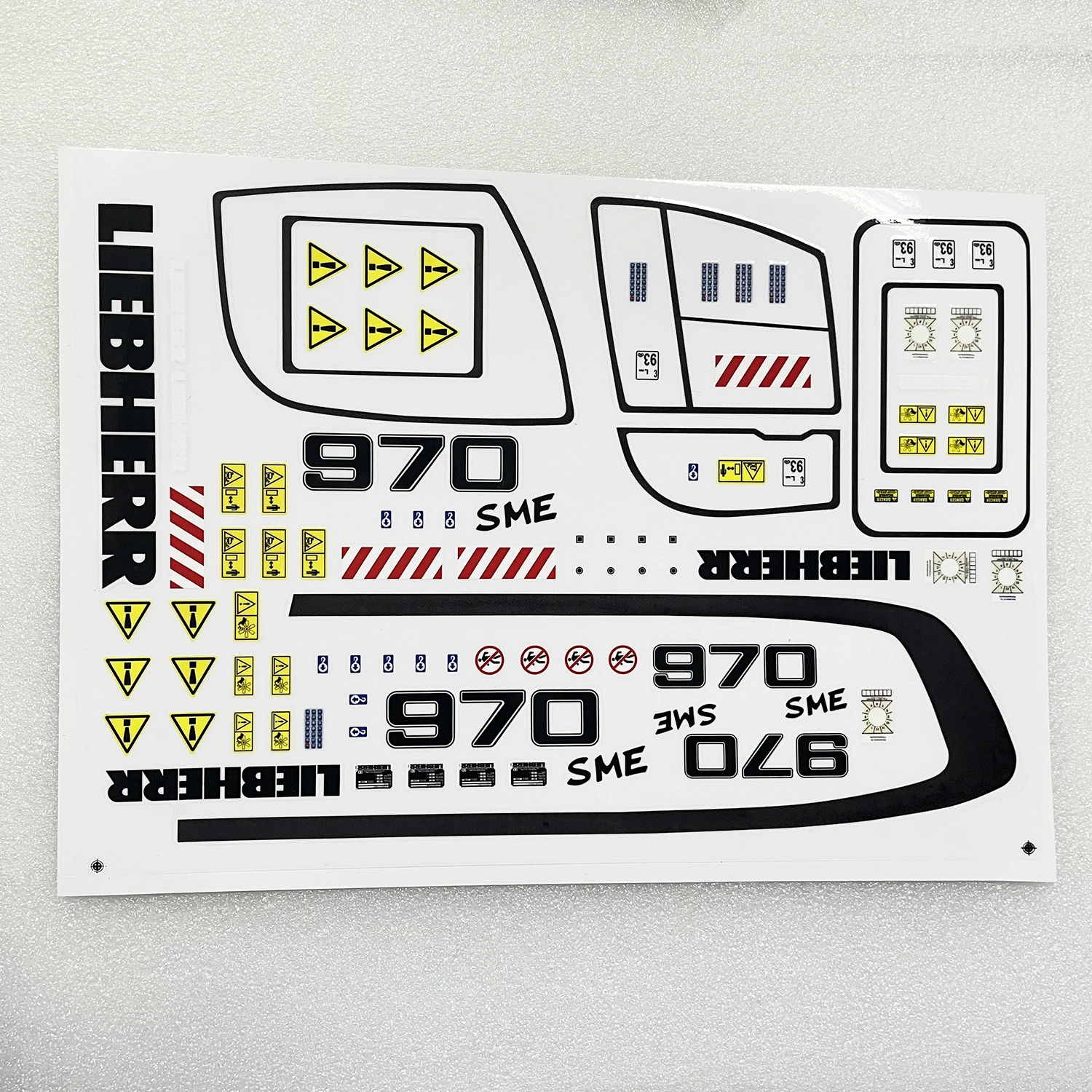 Buy One Get One Free K970 RC Excavator Sticker 1/14 DIY Decorative Sticker KABOLITE Hydraulic Excavator Model Dedicated