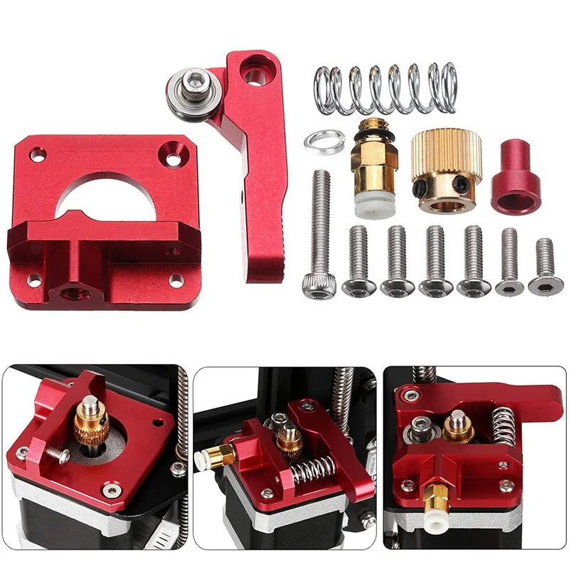 مجموعة Qy-Extruder، تغذية محرك الطارد الألومنيوم البديلة لـ Creality Ender 3/3 Pro CR-10، CR-10S، CR-10 S4، CR-10 S5، 1.75 مم R