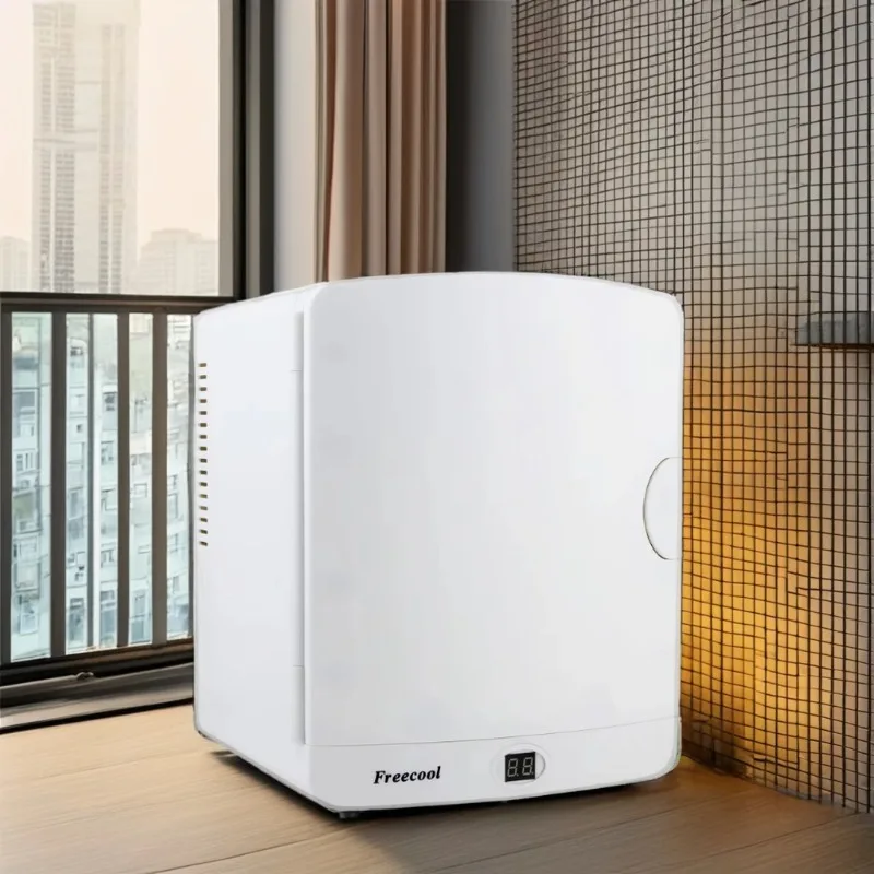 5L مستحضرات التجميل المدمجة المحمولة الجمال ماكياج صغير ثلاجة صغيرة البلاستيك واحد الأبيض الإنجليزية قطع غيار مجانية التبريد المباشر CC-5L