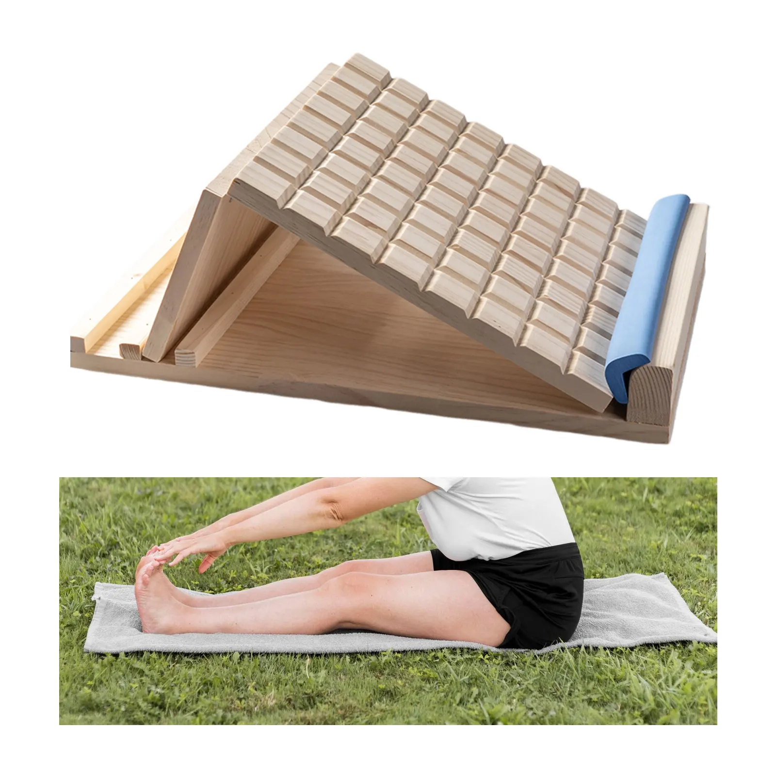 Wooden Slant Board Professional Solid Wood Slant Board for Training Equipment Muscle Stretching Tight Calves Leg Stretch