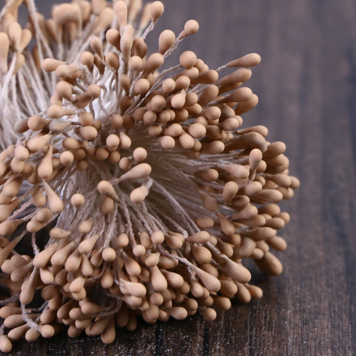 

400Pcs Artificial Pearl Floral Stamens Double Ended for Flower Making Craft Projects Gifts Party Decor Scrapbooking