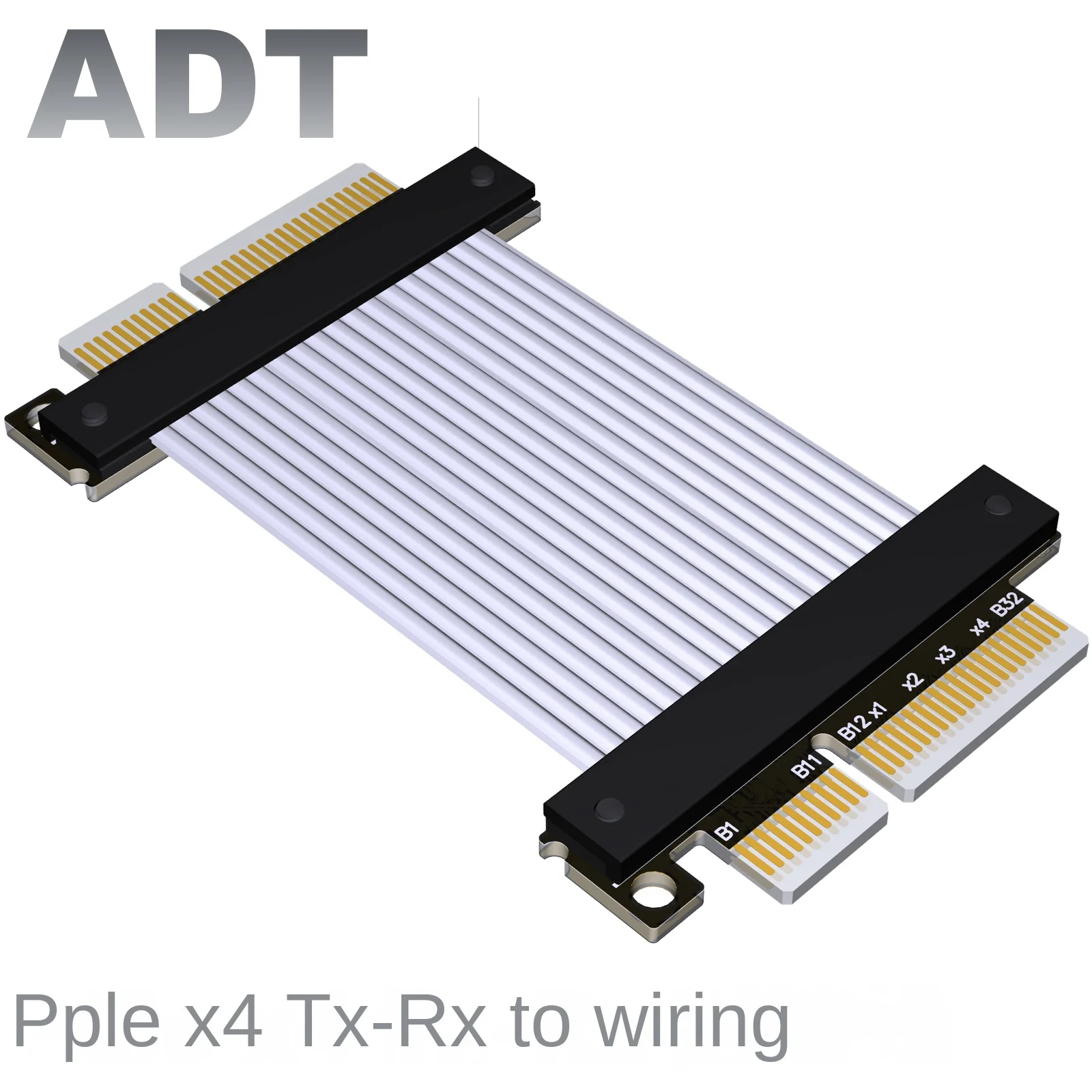 

ADT PCI-E 4.0 Extension Cable x4 Public to Public Pcie Signal Switching cable gen4 Full speed