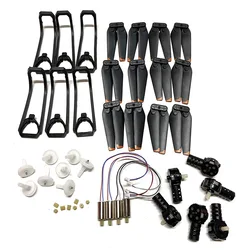 Z908 Pro RC Drone Motors Base Replacement Parts KF610 LS-Mini 4 Propellers Protection Z908Pro Quadcopter Blades Gear Guard Kit