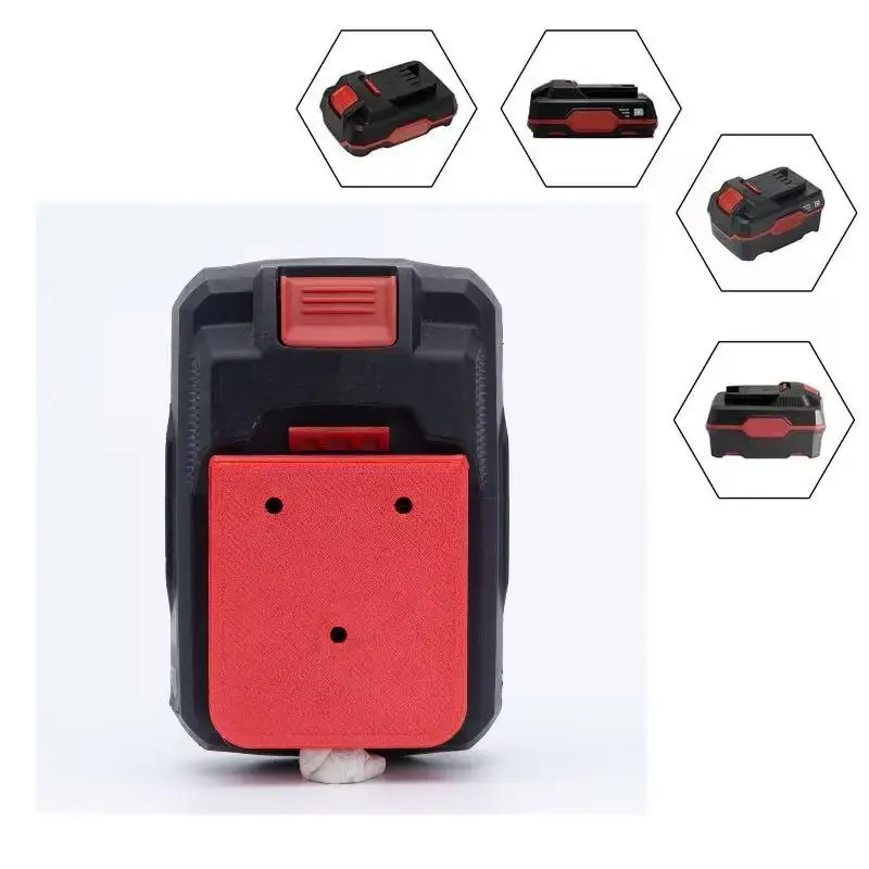 For LIDL Parkside x20 TEAM Drill Performance Battery Holder 5 Pack  Battery Mount Quick Pull  RED  Accessories