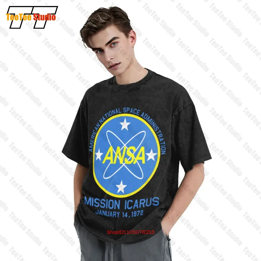 Planet Of The Apes Ansa Mission Icarus American National Space Vintage Oversized T-Shirt 0T3P - view 3