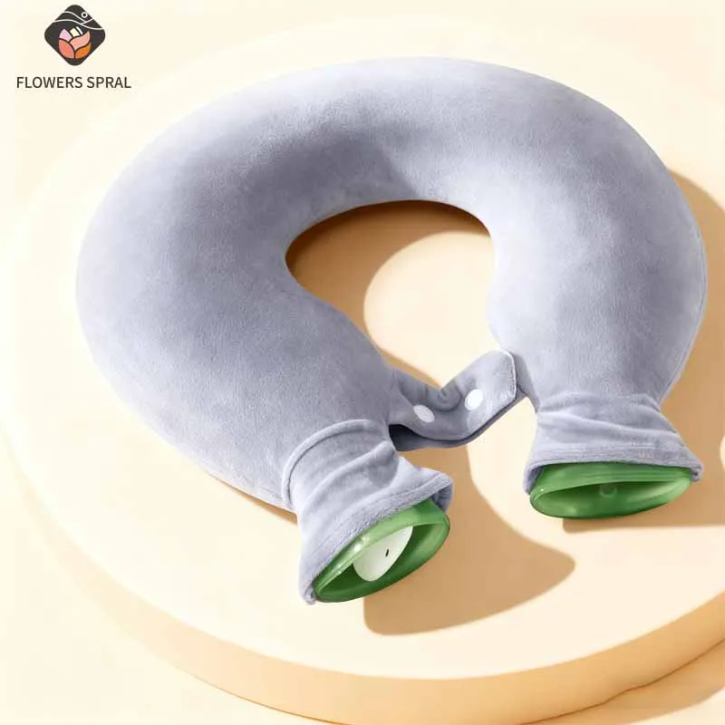 

Upgraded Reusable U-Shaped Hot And Cold Water Pillow: Convenient For Neck Treatment, Special U-Shaped Pillow For Hot Compress