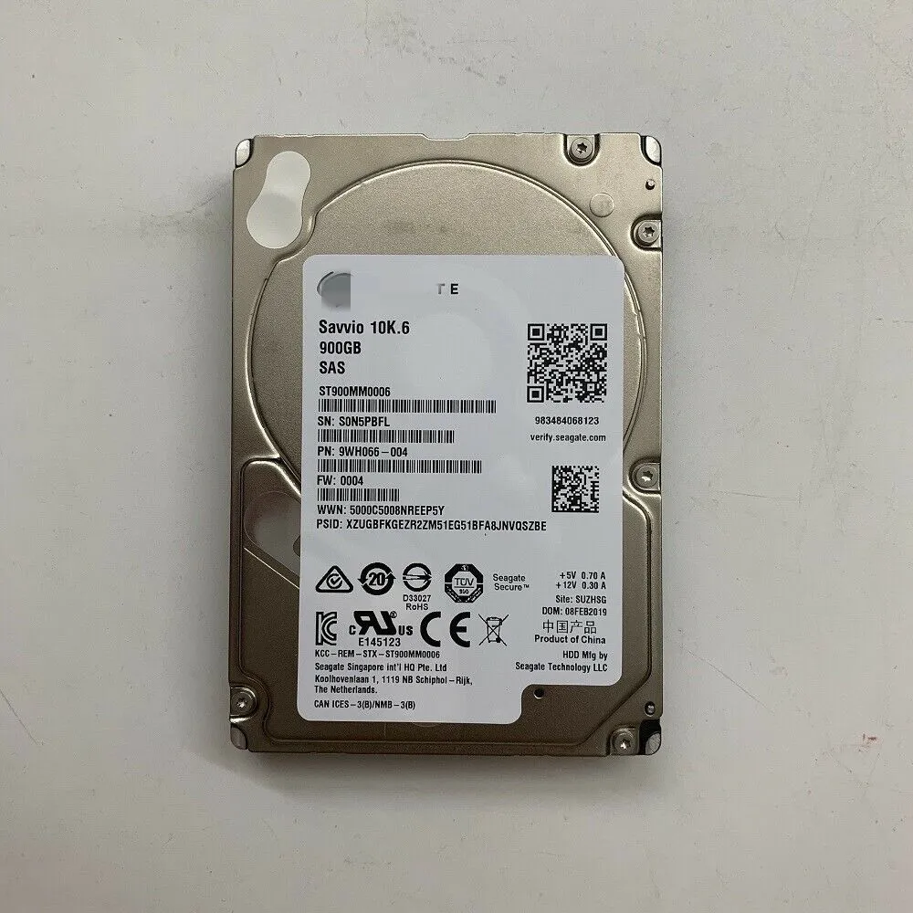 FOR Seagate Savvio ST900MM0006 10K.6 900GB 2.5'' SAS Hard Drive 100% Generic