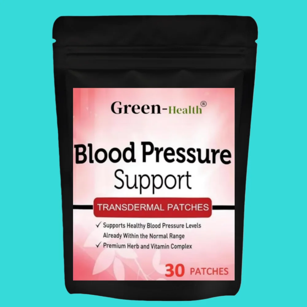 30 Patches Blood Pressure Support Transdermal Patches | One Month's Supply