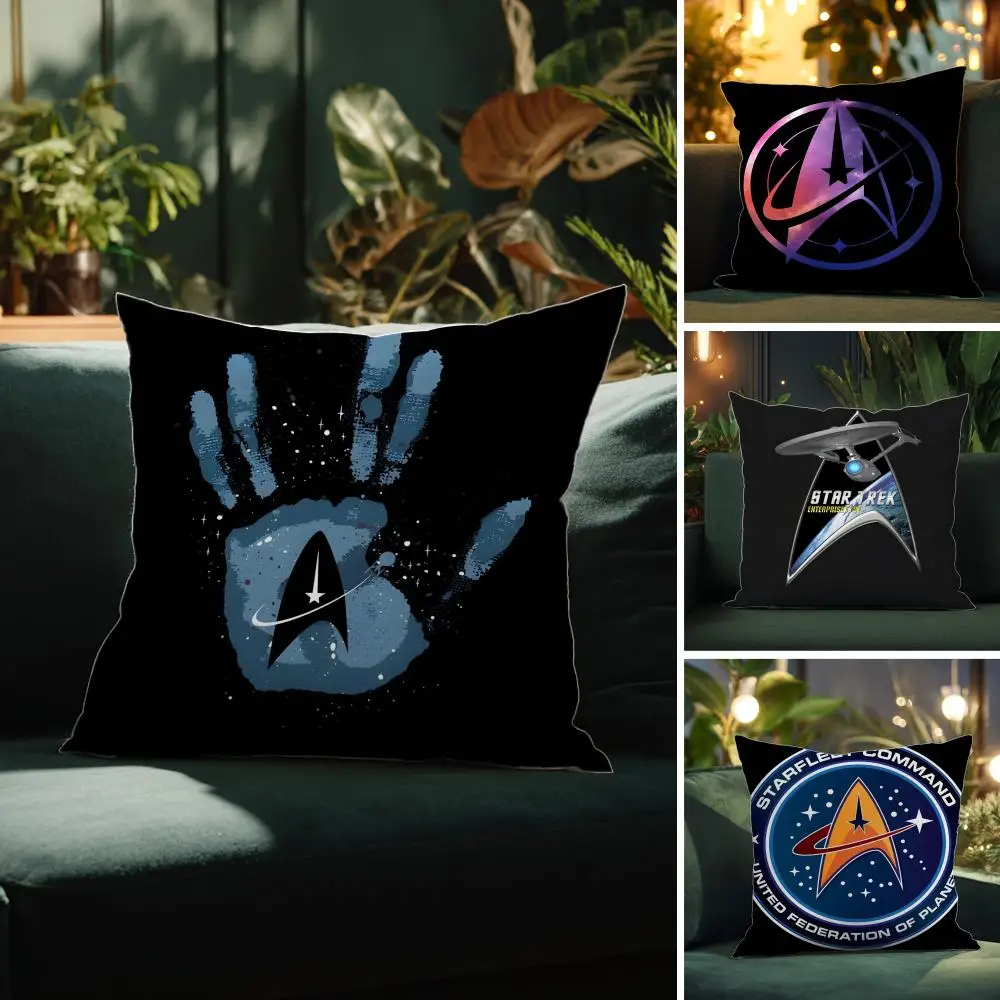Science S-Star Trek Movie Pillow Case Pattern Printed Pillowcase for Living Room Sofa Cushion Cover & Bedroom Decor