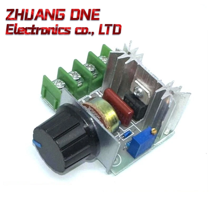 وحدة تنظيم الجهد الإلكتروني ، خافتات التعتيم ، وحدة تحكم في سرعة المحرك ، ترموستات ، تيار متردد ، عرض متردد ، W W ، SCR