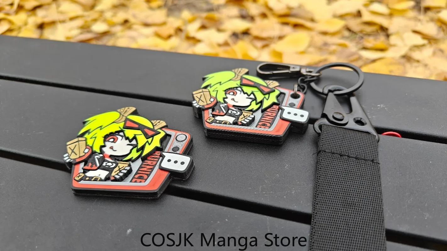 Anime Zenless Zone Zero Fanmade Hoshimi Miyabi Bernice Amble 3D Keychain Fridge Magnet Bag Charm Model Pandent Game Souvenir view 4