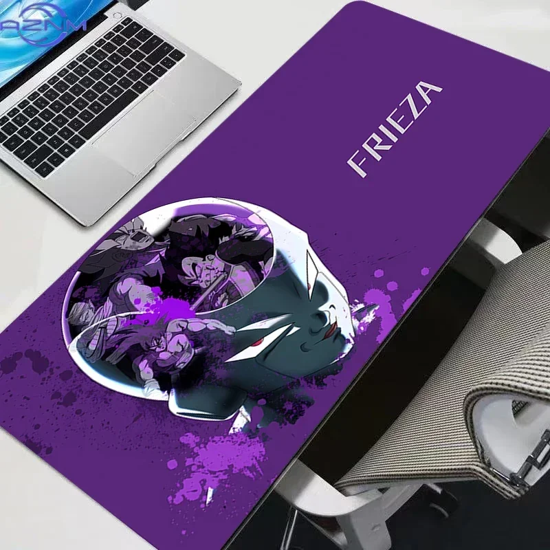 Anime Villain Character Purple Splash Ink Background Print Mouse Pad, Rubber Non-Slip Base, Smooth Surface for Gaming Desktop Ke
