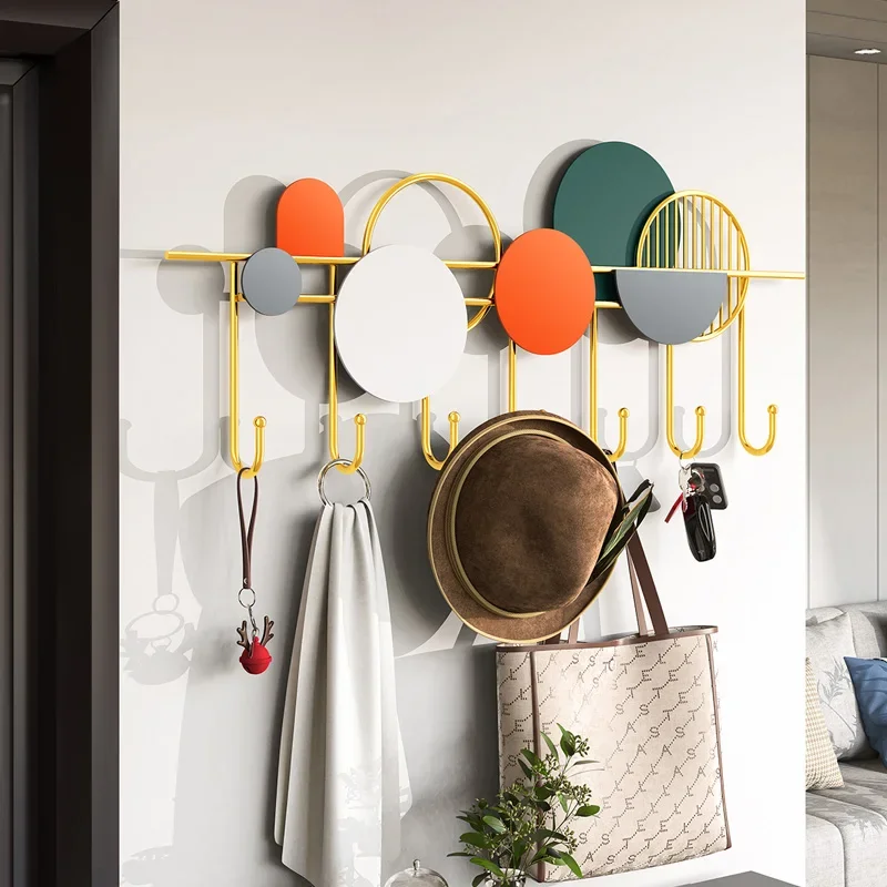 No Perforation Hanging Clothes Hook, Bathroom Toilet Towel Hook, Waterproof and Rust Proof, Wall Storage，Rust-Resistant Hooks