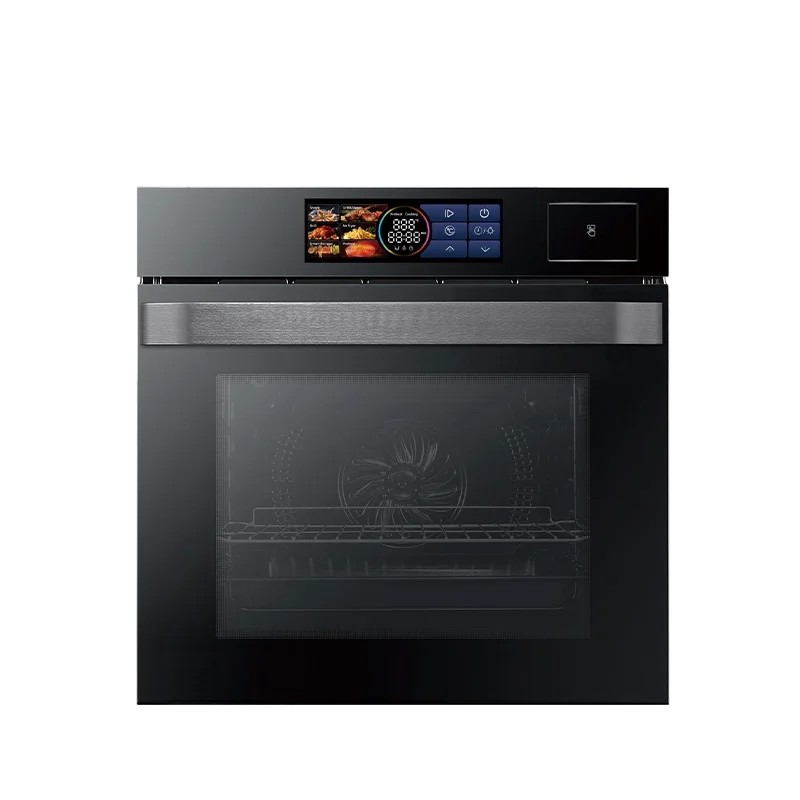 Smart embedded electric oven with triple-layer explosion-proof glass door