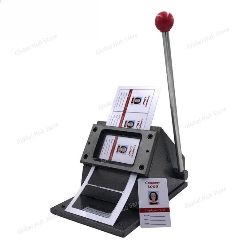 Rounded Manual PVC Card Machine Business Card  Machine Card Machine Paper   86 * 54