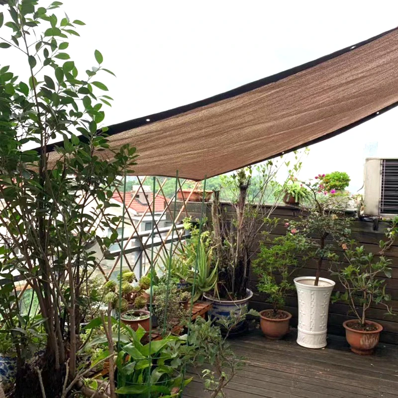 200GSM High Quality Thicken Anti UV HDPE Sun Shading Mesh Home Blacony Fence Netting Screen Gazebo Pergola Sun Sails
