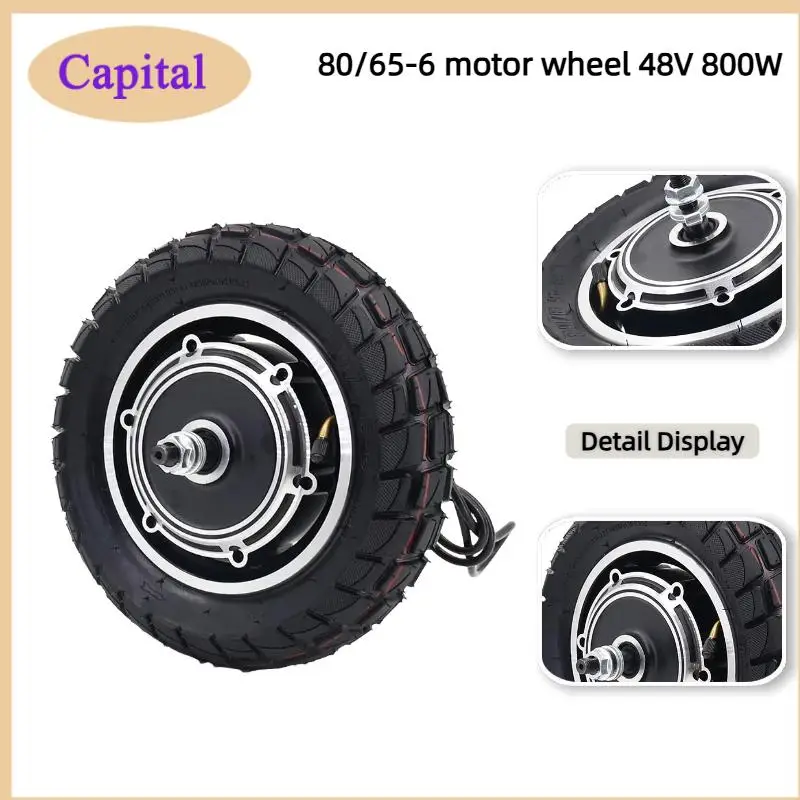 

Electric Scooter Hub Motor Rear Wheel for KUGOO M4 M4pro 10 Inch Scooter 48V 800W Rear Wheel Drive Motor Replacement With Tire