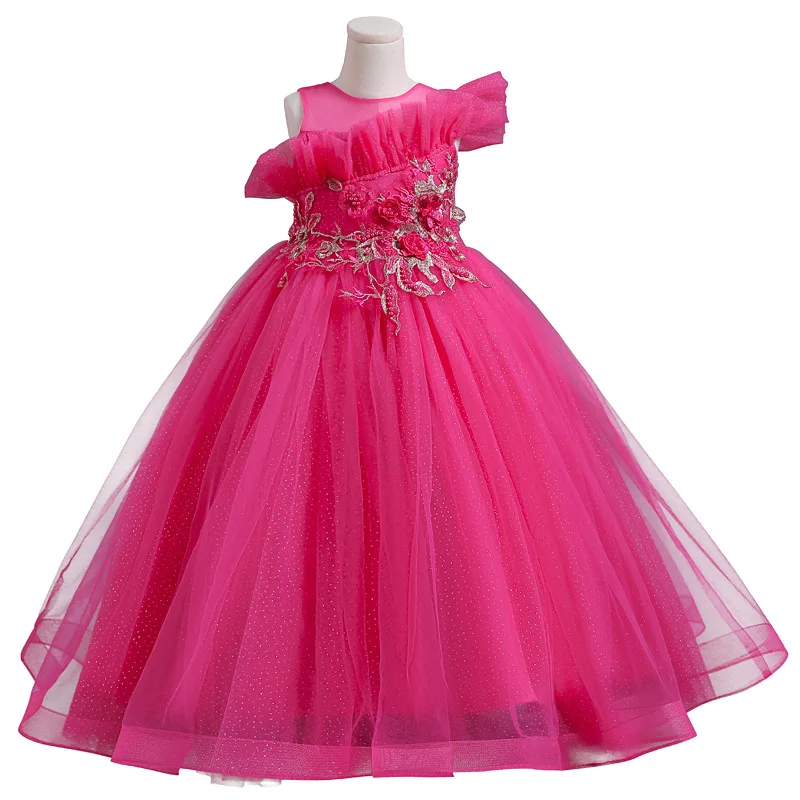 New Arrival Girls Wedding Dress Summer Autumn Infant Baby  Costume Princess Dress Suit  Birthday Party Christmas Clothes