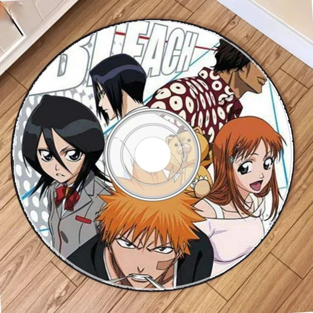 Anime cd circular tapete dos desenhos animados sala de estar sofá quarto cama tapetes decoração para casa presente do amigo