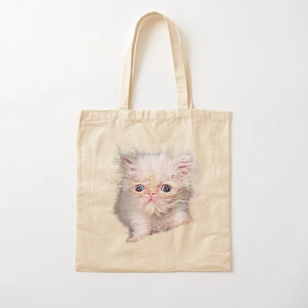 

Wisp Cat Tote Bag shopping bags foldable custom fabric bag Woman shopper bag custom tote