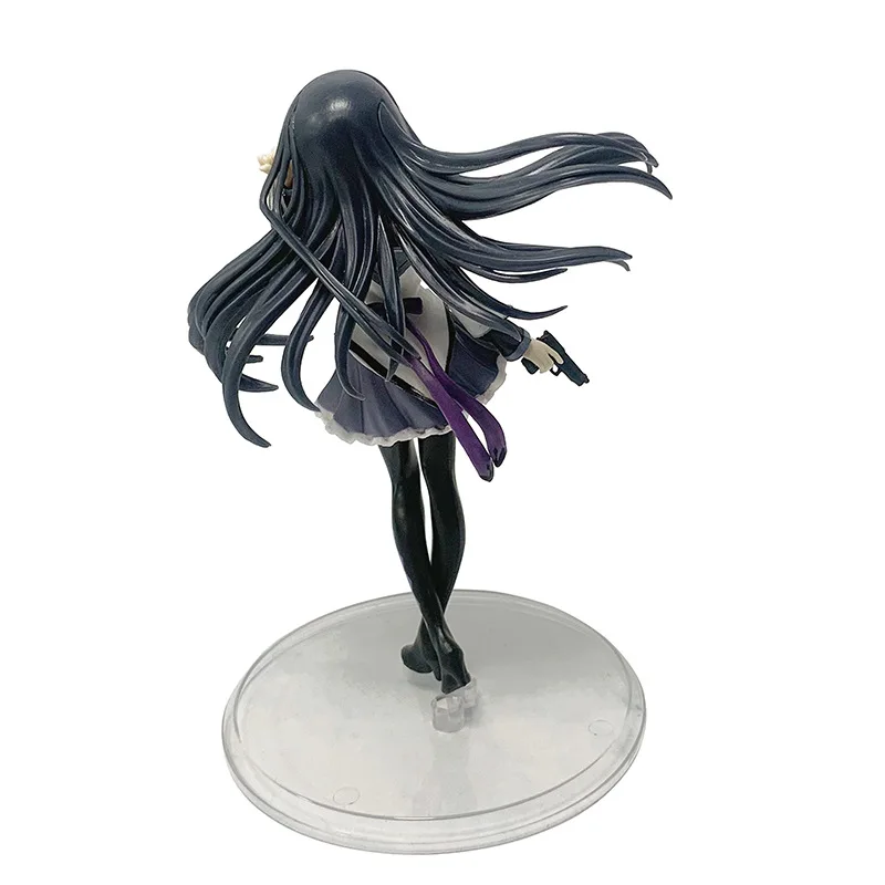 Anime Puella Magi Madoka Magica Figura 17 cm Akemi Homura Action Figural Modello in PVC Decorazione Kawaii Bambola Giocattolo per bambini Regalo di Natale