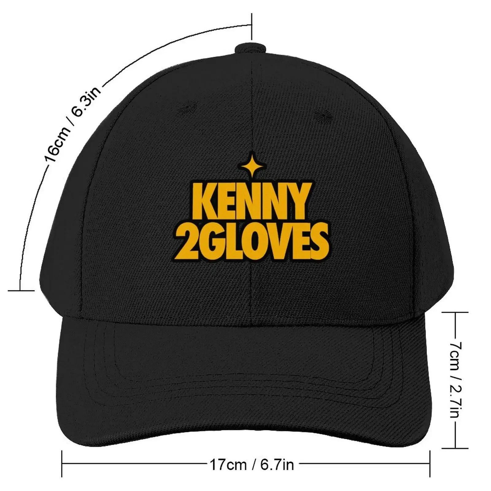 KENNY 2 GLOVES (*ORIGINAL DESIGN*) Baseball Cap Big Size Hat Golf Vintage Men Golf Wear Women's