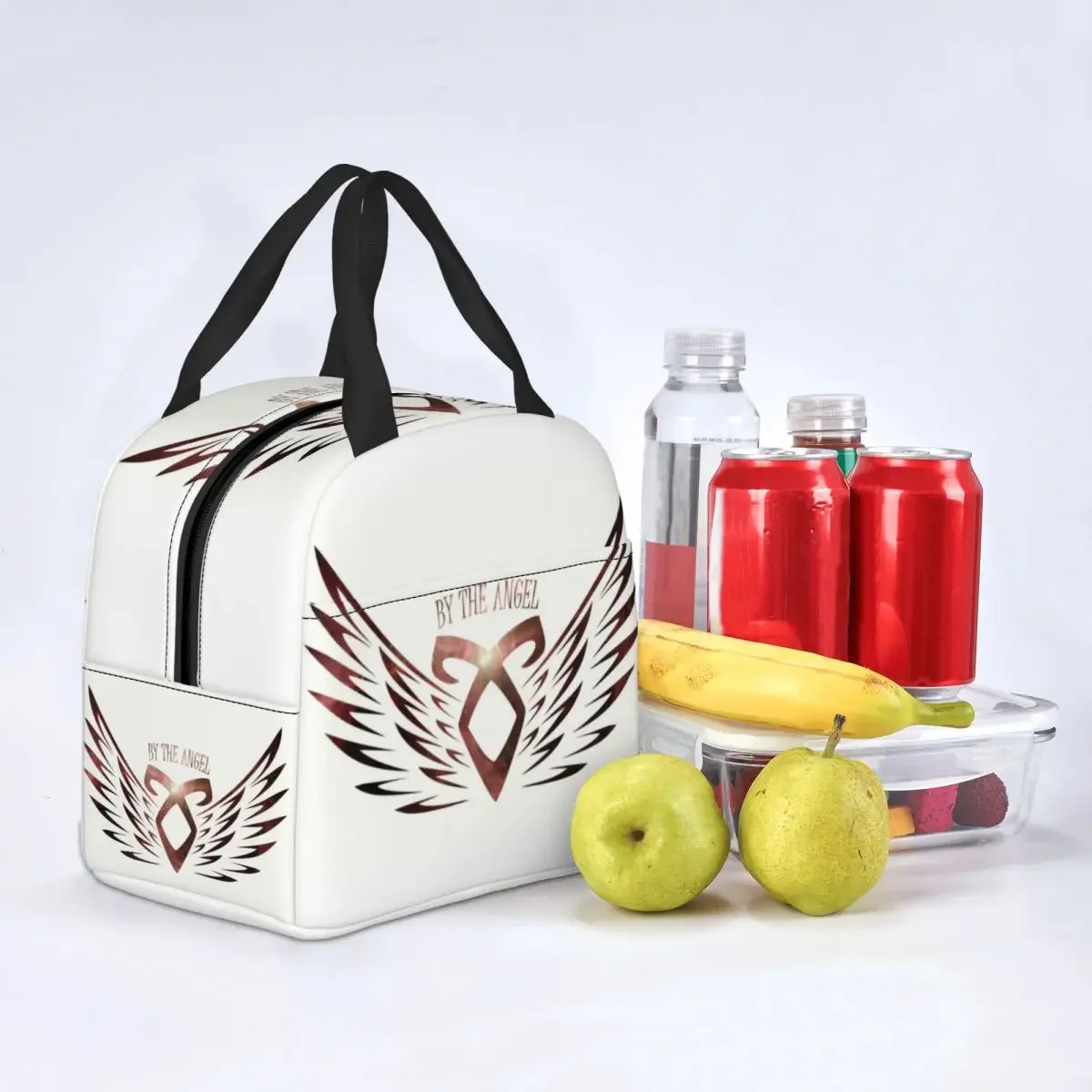 Shadowhunters Draagbare Lunchbox Voor Vrouwen Multifunctioneel De Engel Met Universum Thermisch Koeler Voedsel Geïsoleerde Lunchtas