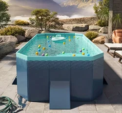 Foldable Outdoor Large Swimming Pool,Family Pool,Summer Water Party Non-Inflatable Swimming Pool, for Outdoor,Garden