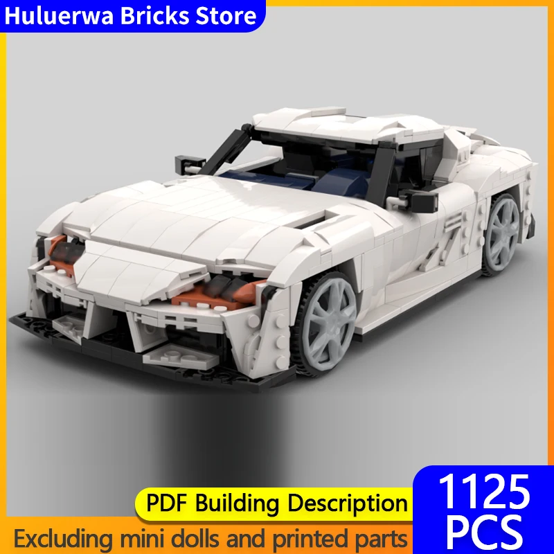 

Speed Racing Car Model MOC Building Bricks Supra A90(MK5) Hypercar Modular Technology Children Holiday Gifts Assemble Toys Suit