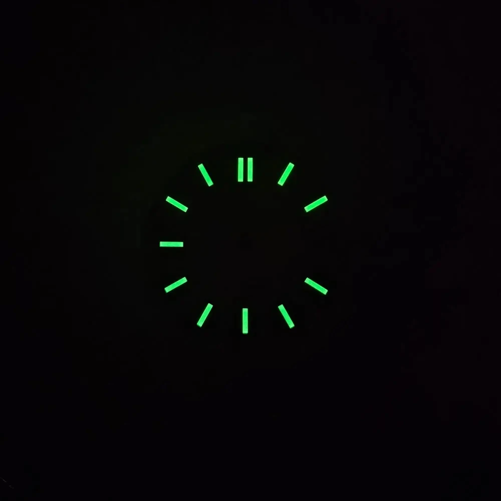 30.5 มม. YWL NH35 นาฬิกา, NH35, การเคลื่อนไหวอัตโนมัติ, หน้าปัดเรืองแสงสีเขียว, อุปกรณ์เสริมนาฬิกา, หน้าปัดสี