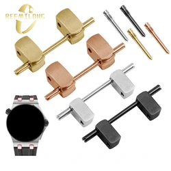 Stainless steel Watch end connector 3.5 4.5mm metal Accessories adapter tool For Audemars Piguet AP Royal Oak 15400 15202 26331