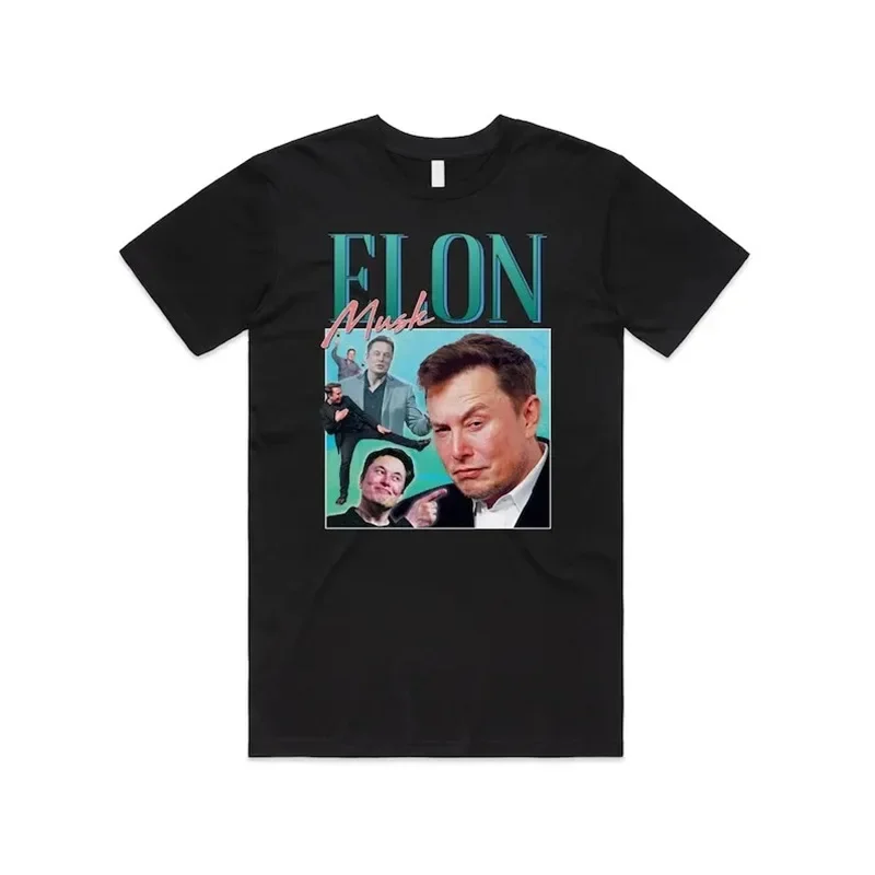 Fun 80Koszulka Tribute Shirt Iconic Era Elon Musk Legend 90s Top Bag Emotion T Cotton Crew Neck Short Sleeve Women's T-shirt