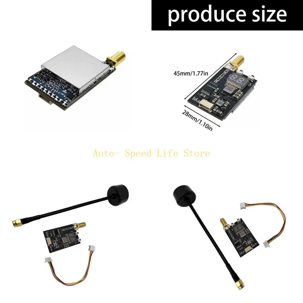 

02DA 64CH Radio Receiver Module AV Receiver Optimized Interferences Resistant Design for Video Systems