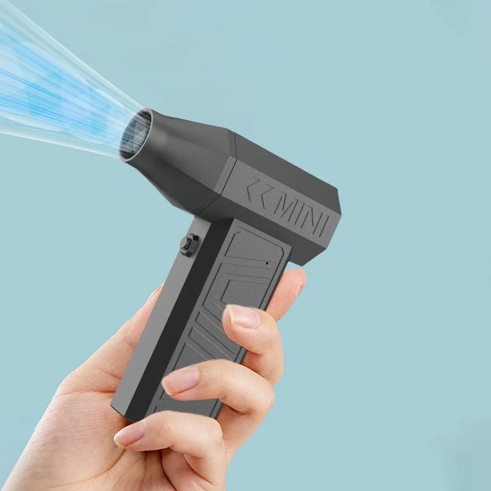 Elektrische luchtstofdoek Oplaadbare luchtblazer met borstelloze motor Computerreinigingsblazer voor het reinigen van auto/toetsenbord/pc/thuis