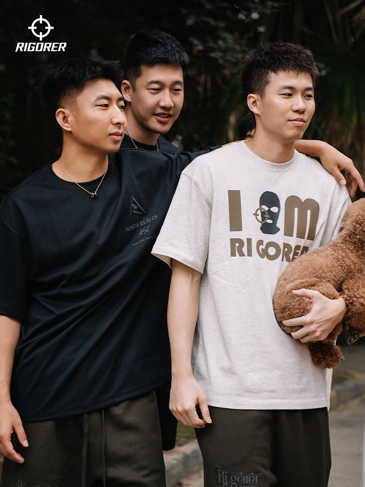 RIGORER Austin Reaves Tshirt męski t-Shirt z bawełnianym rękawem letni koszulka sportowa Hip-hopowy oddychająca koszulka bawełniana koszulka uliczny