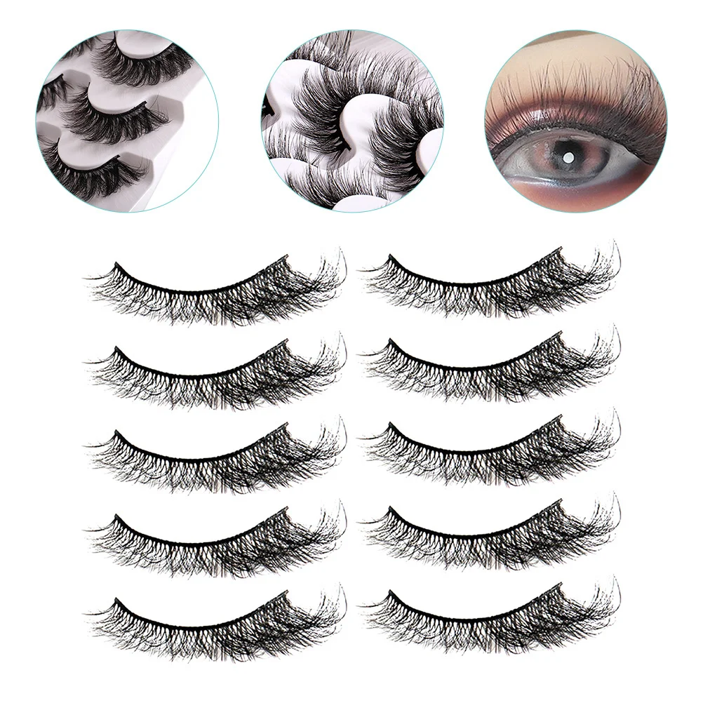 Natural Lashes False Eyelashes Eye Beauty Lashes Women Makeup Accessories Fake Eyelashes Women Makeup Supplies