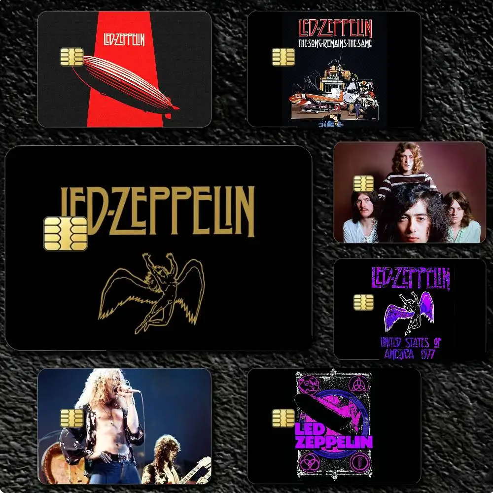 COOL L-Led Zeppelin B-Band 4pcs 1Set Card Stickers Small Waterproof Chip 4PCS Card Sticker