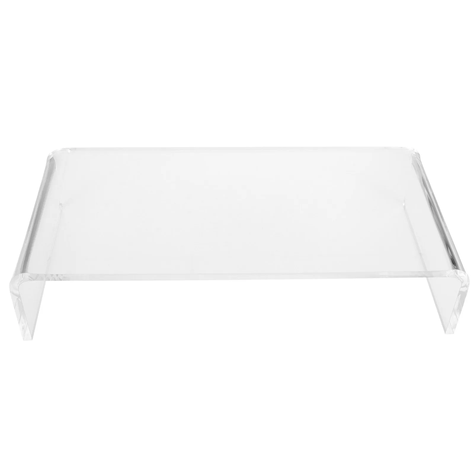 

Clear Acrylic Keyboard Cover Protector Anti-Cat Keyboard Bridge Clear Protective Case Desktop Monitor Stand Storage Riser